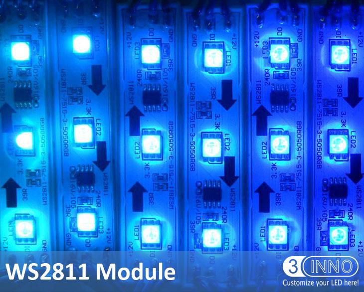 WS2811 LED 모듈 (75x15mm)